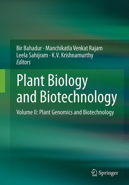 Front cover_Plant Biology And Biotechnology
