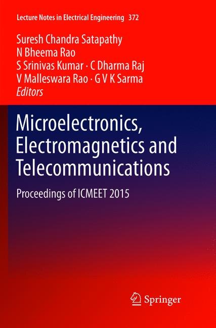 Couverture_Microelectronics, Electromagnetics and Telecommunications