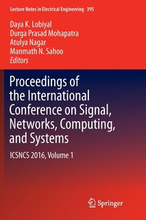 Couverture_Proceedings Of The International Conference On Signal, Networks, Computing, And Systems