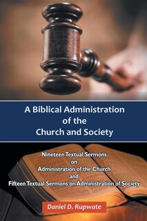 Front cover_A Biblical Administration of the Church and Society
