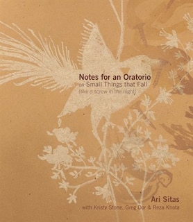 Front cover_Notes For An Oratorio On Small Things That Fall