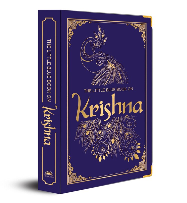 Front cover_The Little Blue Book on Krishna