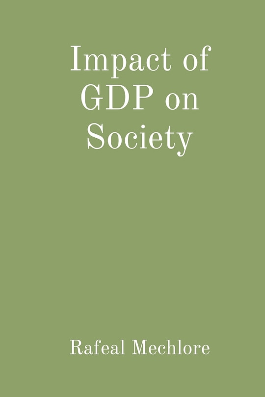 Front cover_Impact of GDP on Society