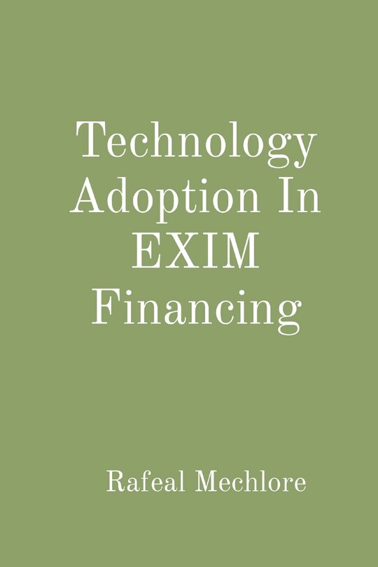 Front cover_Technology Adoption In EXIM Financing