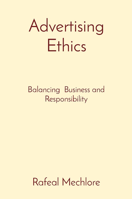 Front cover_Advertising Ethics