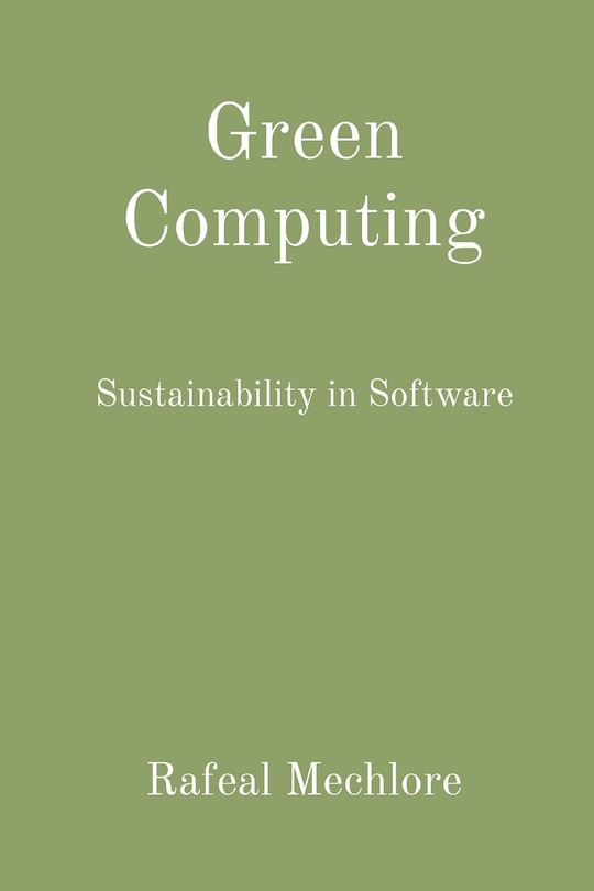 Front cover_Green Computing