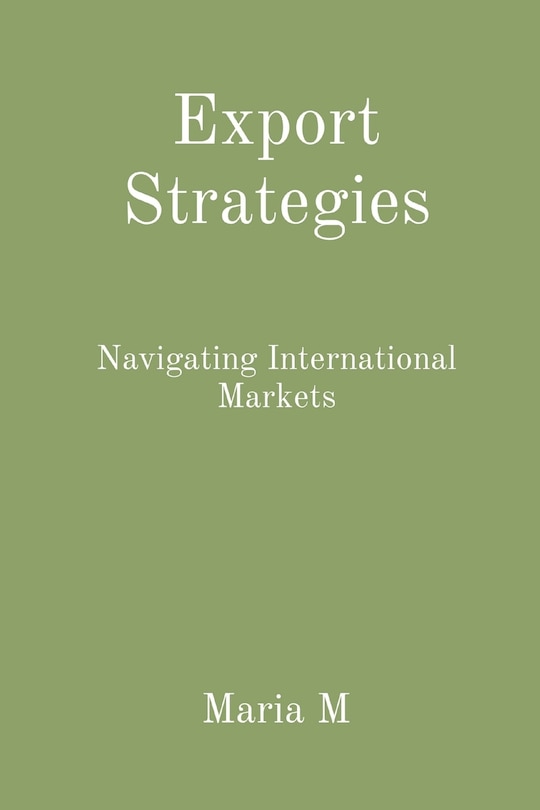 Front cover_Export Strategies