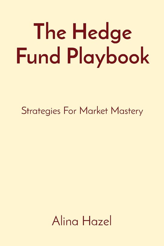 Couverture_The Hedge Fund Playbook