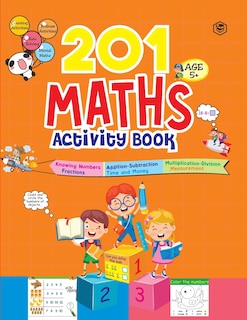 Couverture_201 Maths Activity Book - Fun Activities and Math Exercises For Children