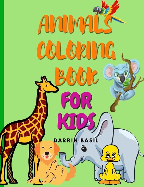 Front cover_Animals Coloring Book For Kids