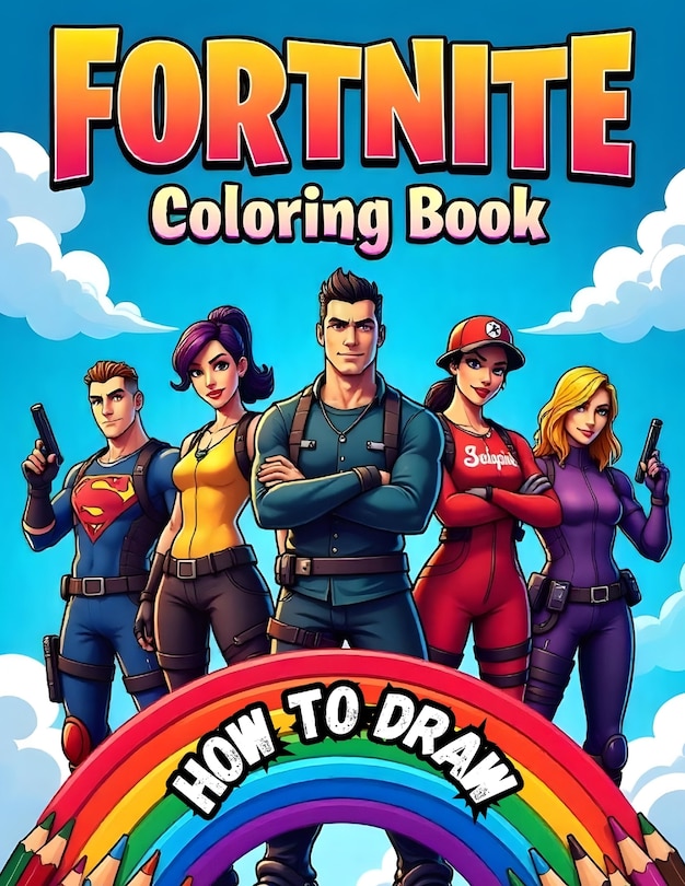 Front cover_The Official Fortnite Coloring Book