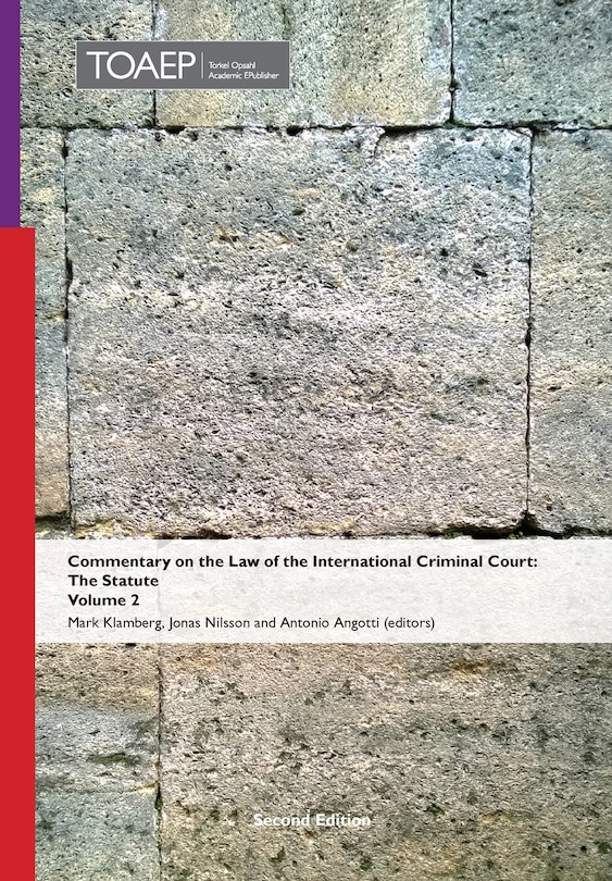 Front cover_Commentary on the Law of the International Criminal Court, The Statute