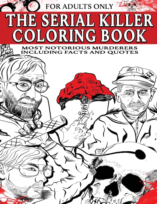 Front cover_The Serial Killer Coloring Book for Adults