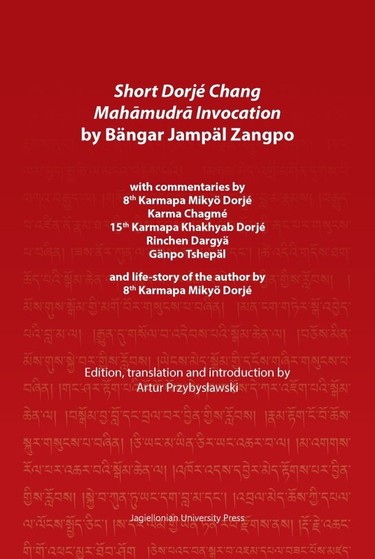 Front cover_Short Dorjé Chang Mahāmudrā Invocation by Bängar Jampäl Zangpo