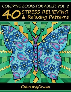 Front cover_Coloring Books For Adults Volume 2