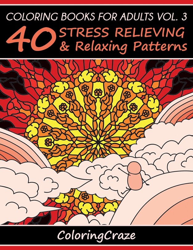 Front cover_Coloring Books For Adults Volume 3