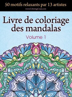 Couverture_Livre de coloriage des mandalas