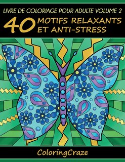 Couverture_Livre de coloriage pour adulte Volume 2