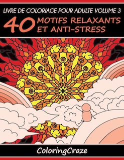 Couverture_Livre de coloriage pour adulte Volume 3
