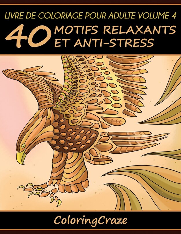 Couverture_Livre de coloriage pour adulte Volume 4