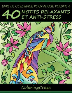 Couverture_Livre de coloriage pour adulte Volume 6