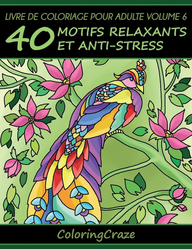 Couverture_Livre de coloriage pour adulte Volume 6