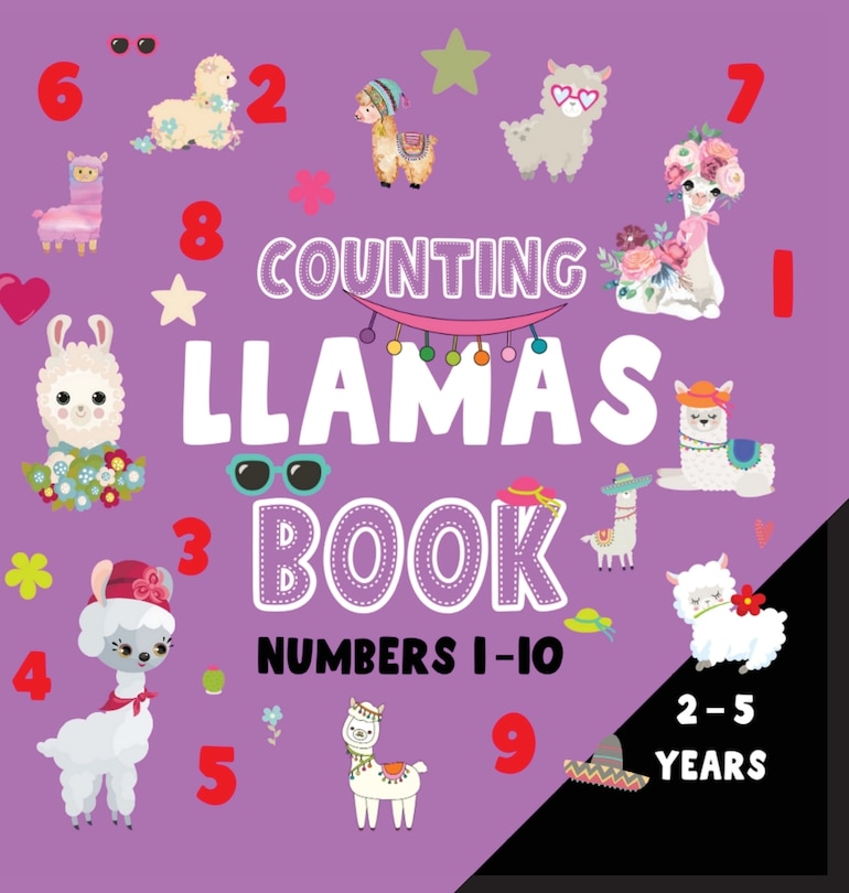 Front cover_Counting llamas book numbers 1-10