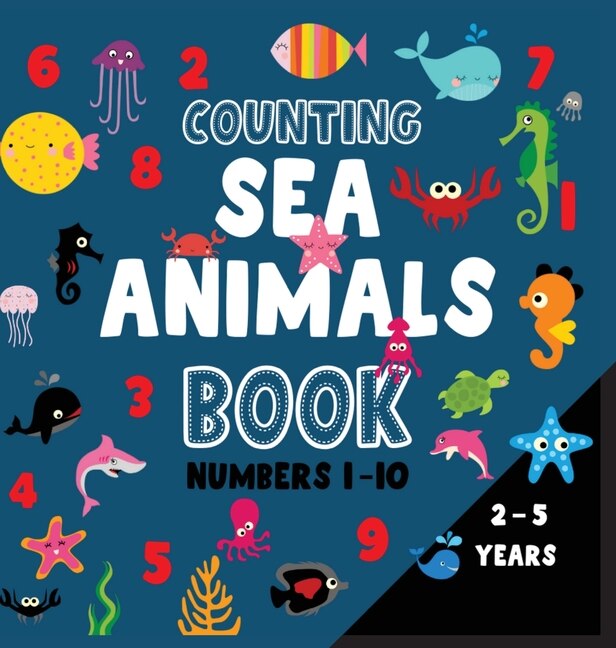 Front cover_Counting sea animals book numbers 1-10