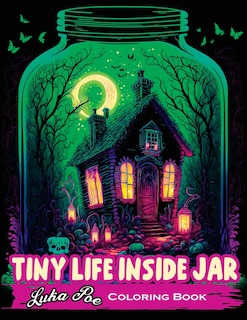Front cover_Tiny Life Inside Jar Coloring Book