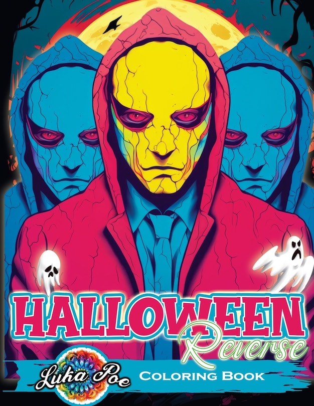 Couverture_Reverse Coloring Book Halloween