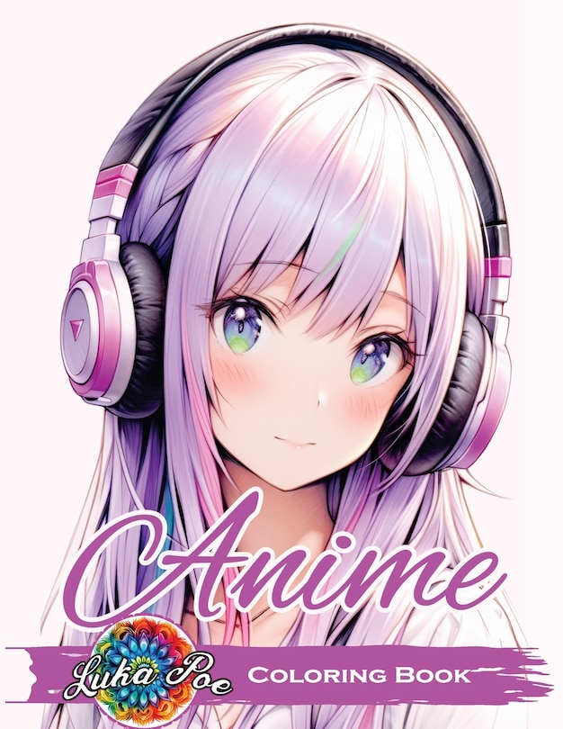 Couverture_Anime Coloring Book for Adults