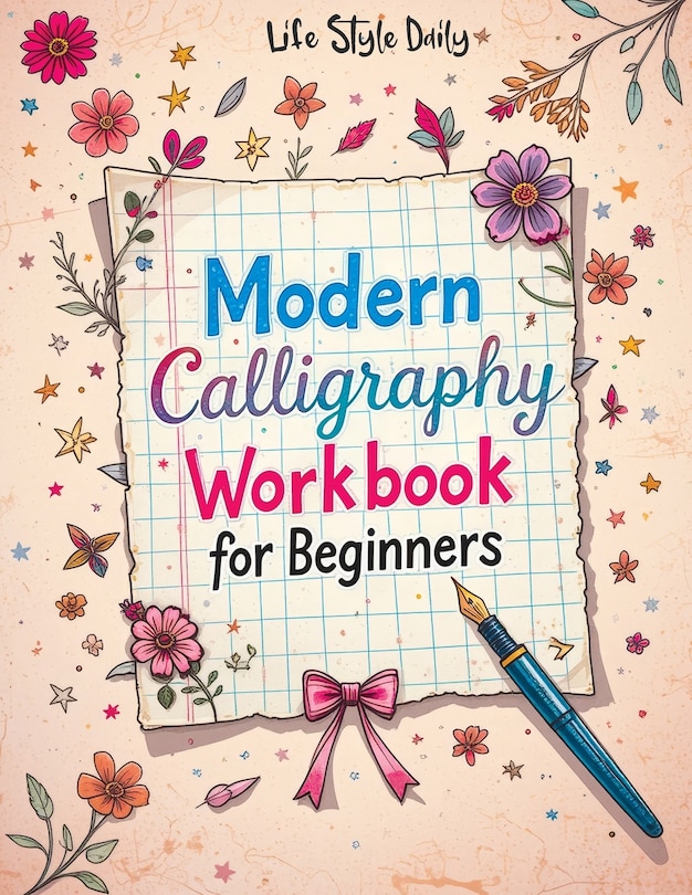 Couverture_Modern Calligraphy Workbook for Beginners
