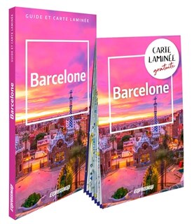Couverture_Barcelone : guide + carte laminée