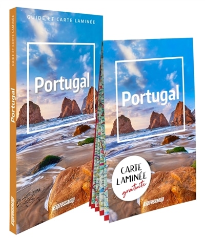 Couverture_Portugal : guide et carte laminée