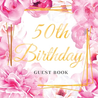 Front cover_50th Birthday Guest Book