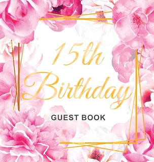 Front cover_15th Birthday Guest Book