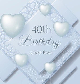 Front cover_40th Birthday Guest Book