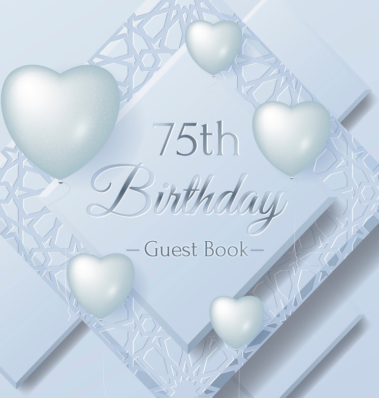 Front cover_75th Birthday Guest Book