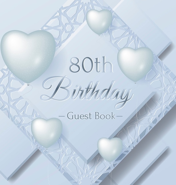 Front cover_80th Birthday Guest Book