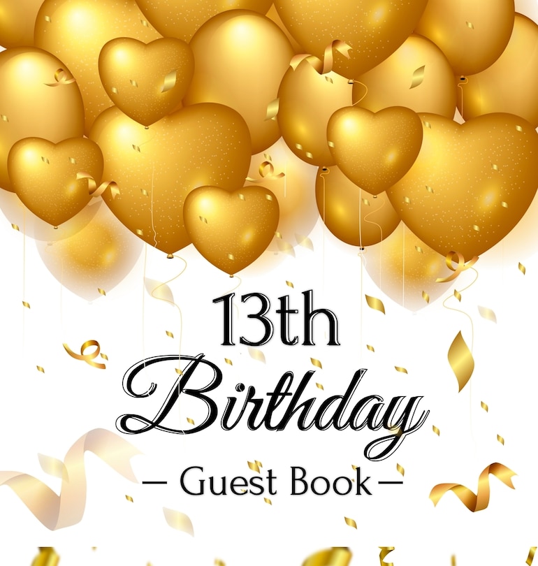 Couverture_13th Birthday Guest Book