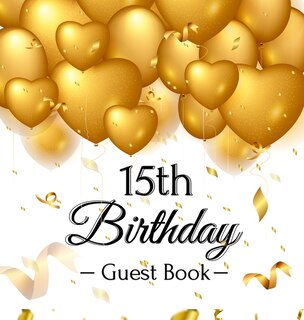 Front cover_15th Birthday Guest Book