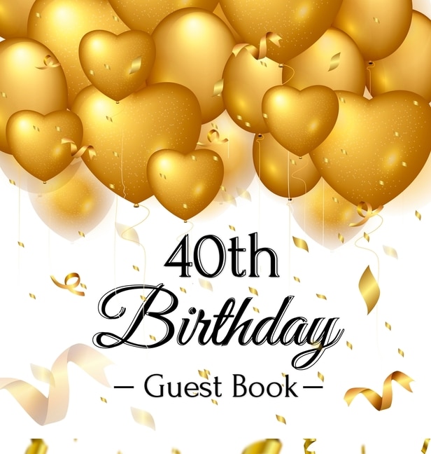 Front cover_40th Birthday Guest Book