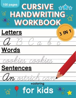 Couverture_Cursive Handwriting Workbook for Kids