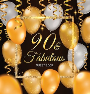 Front cover_90th Birthday Guest Book