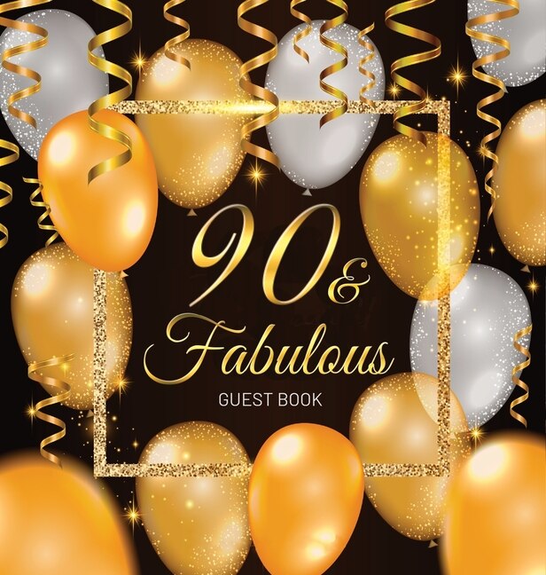 Front cover_90th Birthday Guest Book