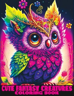 Front cover_Cute Fantasy Coloring Book