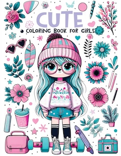 Couverture_Cute Coloring Book For Girls