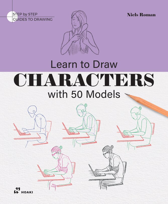 Couverture_Learn to Draw Characters with 50 Models
