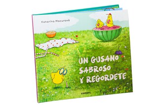 Front cover_Un gusano sabroso y regordete / A tasty and chubby worm