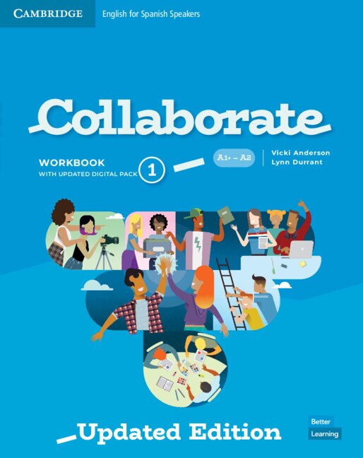 Front cover_Collaborate Level 1 Workbook with Digital Pack English for Spanish Speakers